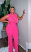 Run the Room Jumpsuit – Fuchsia