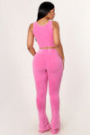 Ribbed Knit Lounge Set