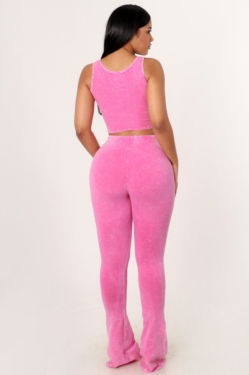 Ribbed Knit Lounge Set