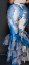 *PLUS*  Blink Ruffle Pants -Blue