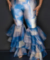 *PLUS*  Blink Ruffle Pants -Blue